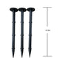 50 Pack 4.5" Plastic Landscape Stakes Weed Barrier Fabric Ground Anchors Barbed