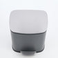 Small Bathroom Trash Can 5L 1.3 Gal Black Stainless Steel Step Pedal with Lid