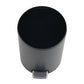5L Small Bathroom Trash Can Black Stainless Steel Step Pedal Lid Removable Bucket