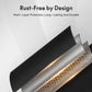 5L Small Bathroom Trash Can Black Stainless Steel Step Pedal Lid Removable Bucket