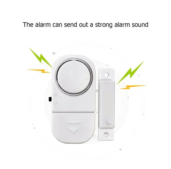 6 Pack Wireless Door Window Alarm Magnetic Sensor Home Security System