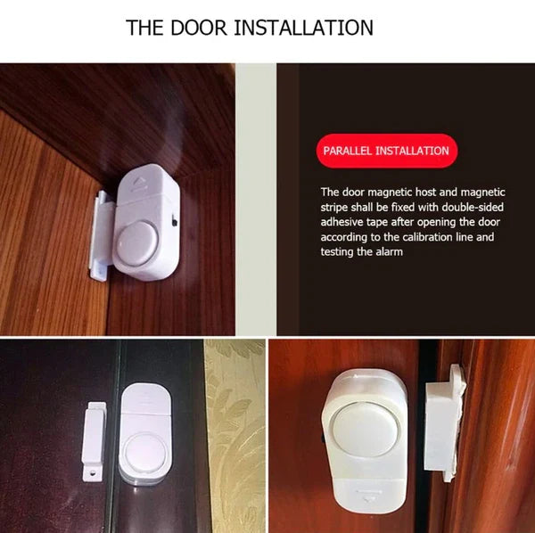 6 Pack Wireless Door Window Alarm Magnetic Sensor Home Security System