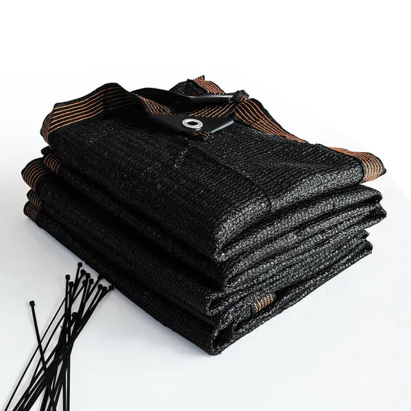 6x8 FT Black Shade Cloth with Grommets Sun Mesh Garden Patio Greenhouse Outdoor