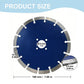 7 Inch Segmented Diamond Blade 180mm Masonry Concrete Granite Marble Tile Disc