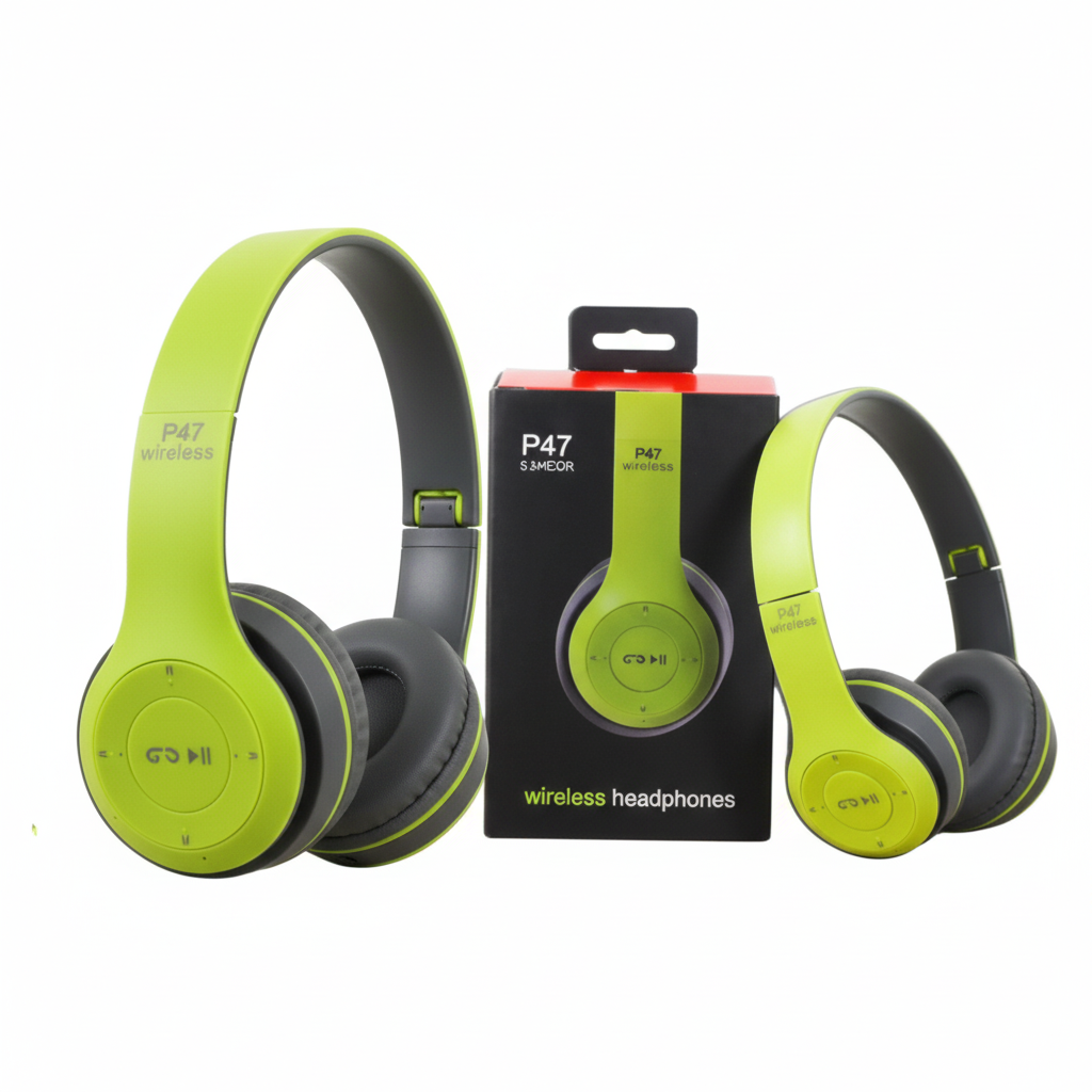 Bluetooth Wireless Headphones 5.0 Headset Foldable Ear Over Stereo Mic Over-Ear