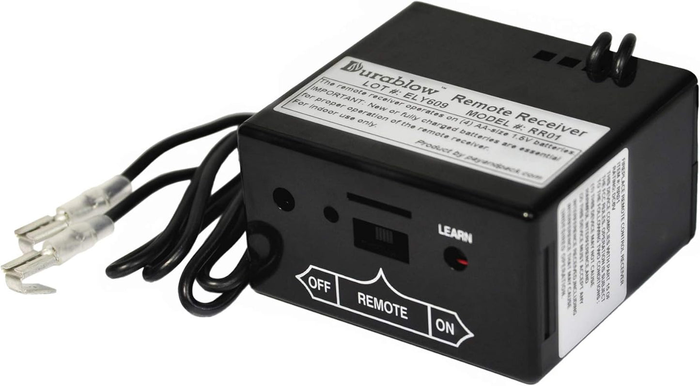 Durablow TR1003 Gas Fireplace Remote Control Kit Thermostat Timer For Millivolt