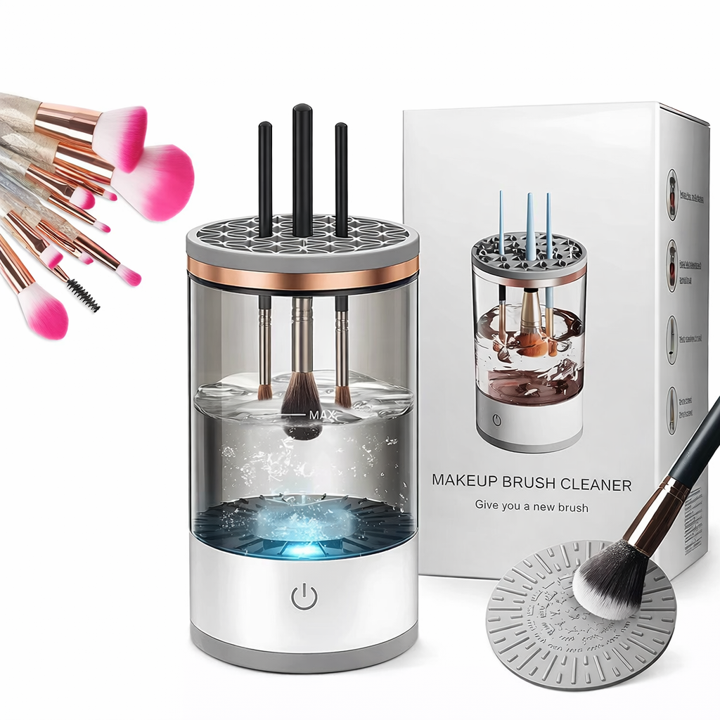 Automatic Brush Cleaner Electric Makeup Cosmetic Cleaning Machine Clean Dryer