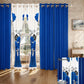 9 Piece Blue Rose Floral Bedspread Curtain Set Queen King Cal King Bedding