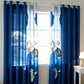 9 Piece Blue Rose Floral Bedspread Curtain Set Queen King Cal King Bedding