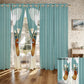 9 Piece Modern Floral Vase Bedspread Curtain Set Queen King Cal King Bedding