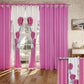 9 Piece Pink Rose Floral Bedspread Curtain Set Queen King Cal King Bedding