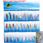 30PCS Fishing Lures Crankbaits Minnow Hard Baits Bass Trout Freshwater Tackle Set