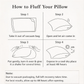 Cooling Bed Pillows Set of 2 Ice Silk Soft Breathable for Hot Side Back Sleepers
