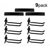 Heavy Duty Garage Wall Storage Rack 450 lbs 9 Pc Tool Hooks & Rails Organizer
