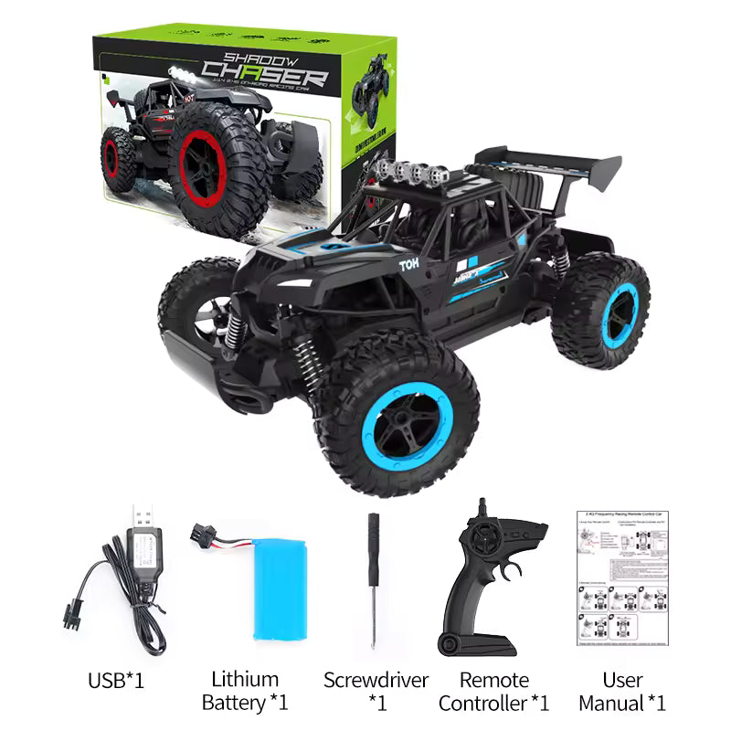4WD RC Off Road Car 2.4GHz Remote Control Truck Drift Buggy All Terrain