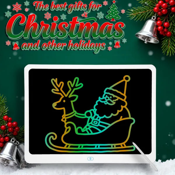 20 Inch LCD Writing Tablet Colorful Doodle Board Erasable Drawing Pad Kids Toy