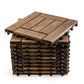 Acacia Wood Deck Tile Interlocking Flooring Waterproof Tiles Outdoor Patio 12x12