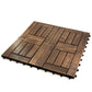 Acacia Wood Deck Tile Interlocking Flooring Waterproof Tiles Outdoor Patio 12x12