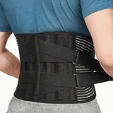 Adjustable Lower Back Brace Lumbar Support Waist Belt Men Women L XL Work Sport