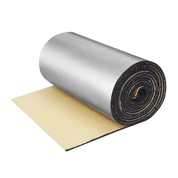 5mm Reflective Insulation Foam Roll Aluminum Foil Heat Sound Barrier Sheet 40in
