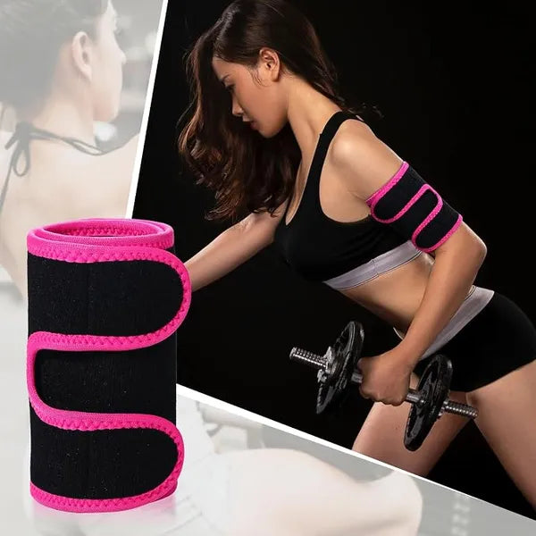 2 Pack Adjustable Upper Arm Wrap Shaper Bands 3 Strap Workout Men Women