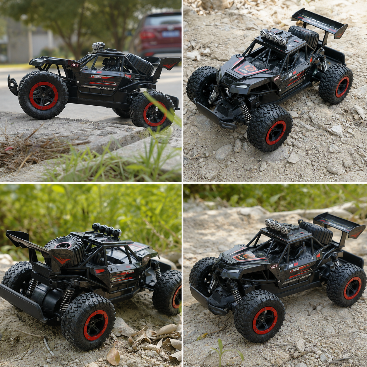 4WD RC Off Road Car 2.4GHz Remote Control Truck Drift Buggy All Terrain