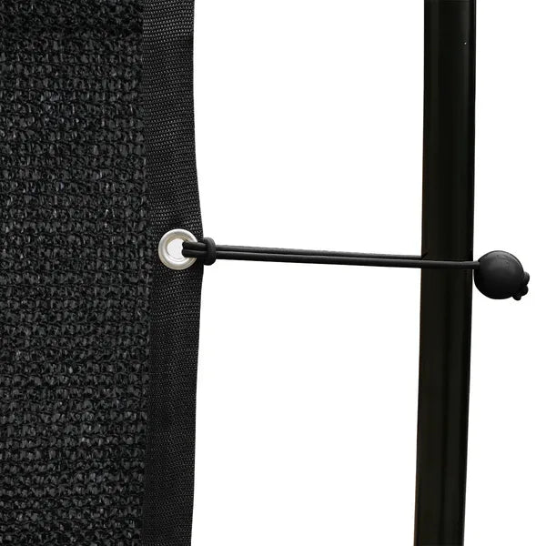 6 Inch Ball Bungee Cords 12 Pack Black Tarp Tie Downs Canopy Shade Cloth Ties