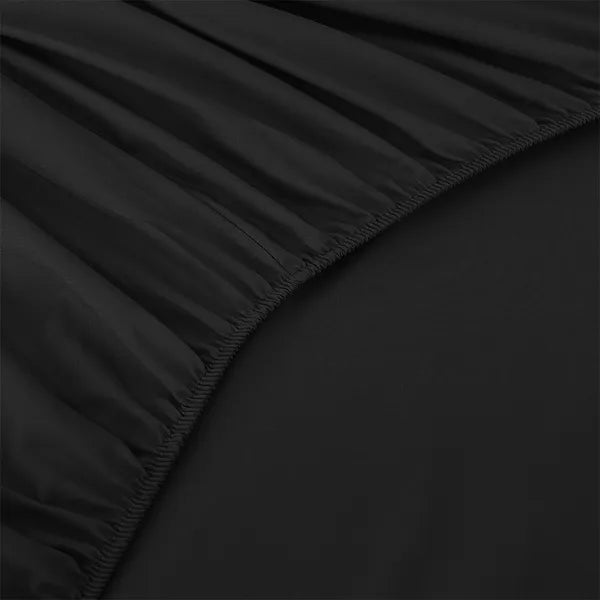 Luxury Soft Sheet Set 14 Inch Deep Pocket Bedding Queen King Black Twin White