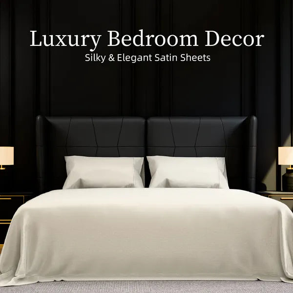 Full Size Sheet Set 4PC White Brushed Microfiber Deep Pocket Soft Bed Sheets