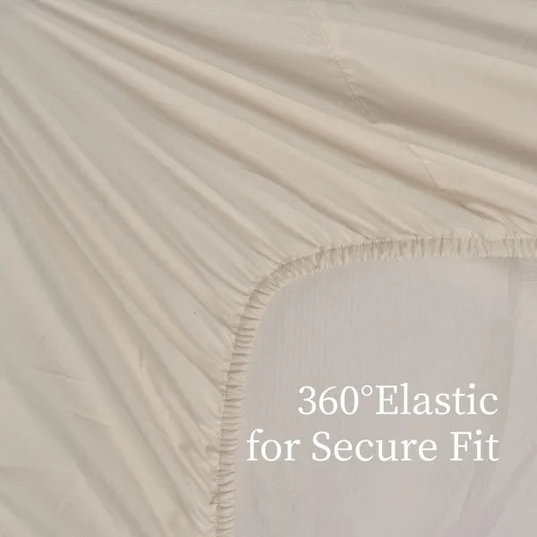 Full Size Sheet Set 4PC White Brushed Microfiber Deep Pocket Soft Bed Sheets