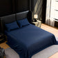 King Size Sheets 4PC Navy Blue Brushed Microfiber 14" Deep Pocket Bedding Set