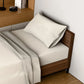 Twin Sheet Set 3 Piece White Brushed Microfiber Deep Pocket Soft Bed Sheets