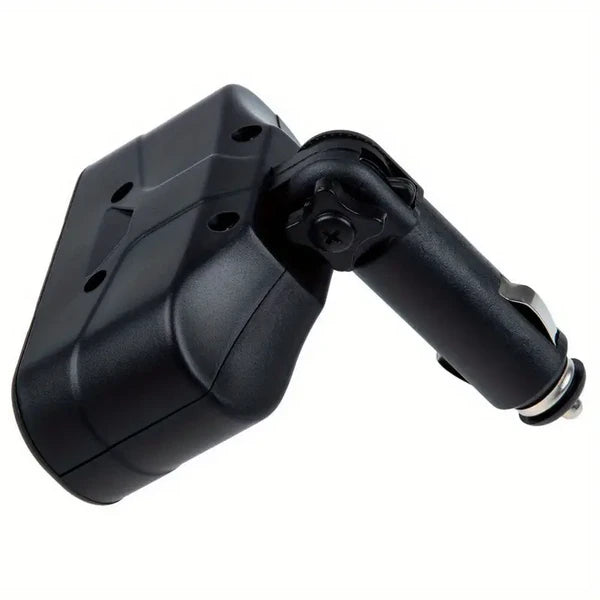3 Way Car Cigarette Lighter Socket Splitter DC 12V Power Adapter Black