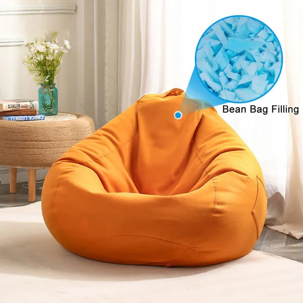 5 lbs Shredded Memory Foam Filling Pillow Stuffing Cushion Refill White Blue