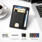 Mens Leather Slim Wallet RFID Blocking Credit Card Holder ID Money Pocket