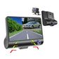 1080P 4" Dual Lens HD Dash Car Cam DVR Rearview Video Recorder Camera G-Sensor