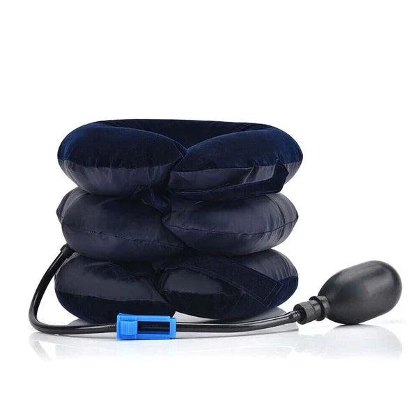 Inflatable Cervical Neck Traction Device Collar Support Stretcher Brace