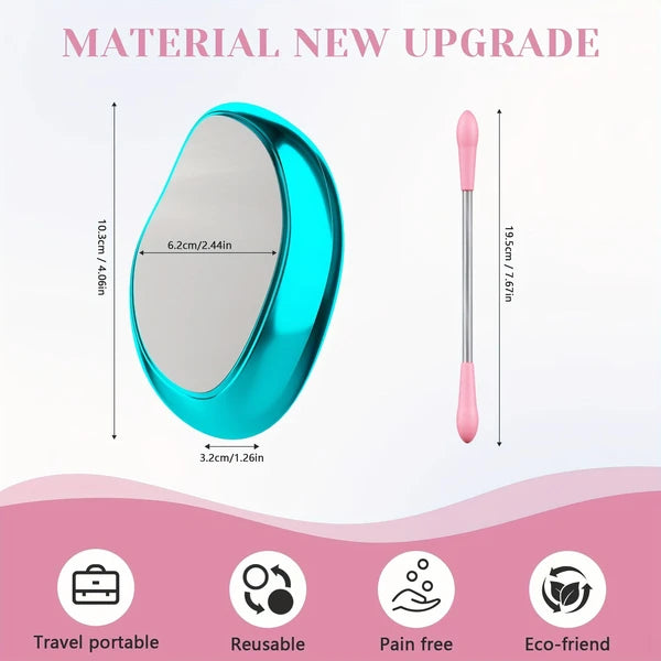 Crystal Hair Eraser Reusable Glass Hair Remover Women Men Arms Legs Body