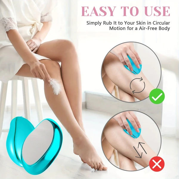 Crystal Hair Eraser Reusable Glass Hair Remover Women Men Arms Legs Body