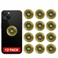 Quantum Anti Radiation Shield 5G EMF Protection - Phones Laptops - 12 Stickers