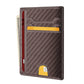 Mens Leather Slim Wallet RFID Blocking Credit Card Holder ID Money Pocket