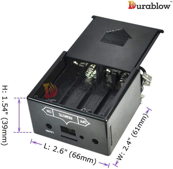Durablow TR1003 Gas Fireplace Remote Control Kit Thermostat Timer For Millivolt