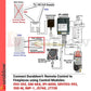 Durablow TR2004 Fireplace Remote Control Kit Thermostat Timer Backlit 100-240V