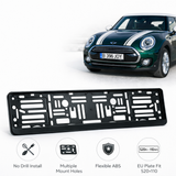 EU Universal Car License Plate Holder Frame European German Russian UK GE Plates