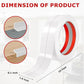 Peel and Stick Crown Moulding Flexible Self Adhesive Ceiling Trim 4 Pack 40ft