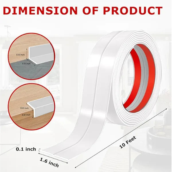 Peel and Stick Crown Moulding Flexible Self Adhesive Ceiling Trim 4 Pack 40ft