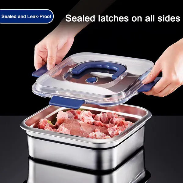 Stainless Steel Food Containers 2-10PCS Airtight Leakproof Meal Prep Lunch Box