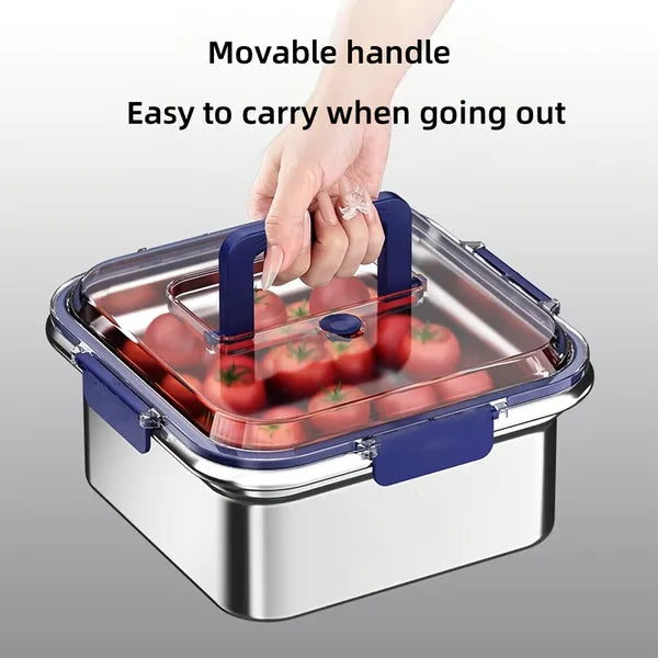 Stainless Steel Food Containers 2-10PCS Airtight Leakproof Meal Prep Lunch Box