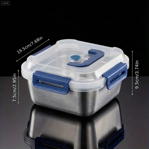 Stainless Steel Food Containers 2-10PCS Airtight Leakproof Meal Prep Lunch Box