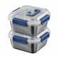 Stainless Steel Food Containers 2-10PCS Airtight Leakproof Meal Prep Lunch Box